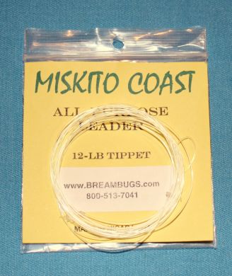 Miskito Coast Popper Leader 12 pound test
