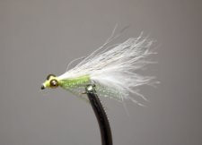 Crappie Candy Chartreuse and White
