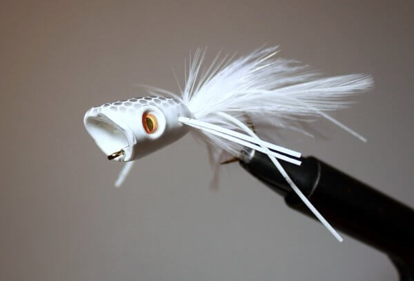 YELLOW Bass Your Choice of Hook Size & Qty Bream Popper Fly Fishing Flies 