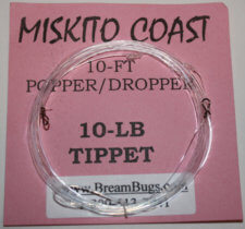 Miskito Coast 10 lb test Popper/Dropper Rig